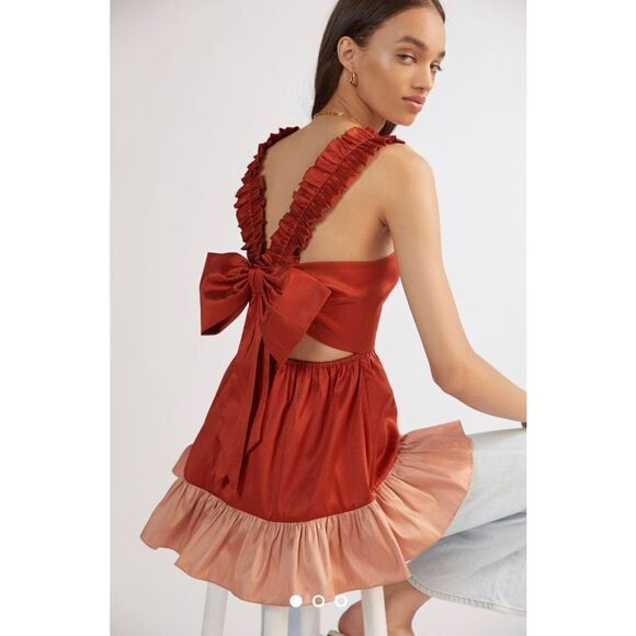 Anthropologie x Sachin & Babi Colorblocked Flouncy Blouse Size XS - Picture 3 of 10